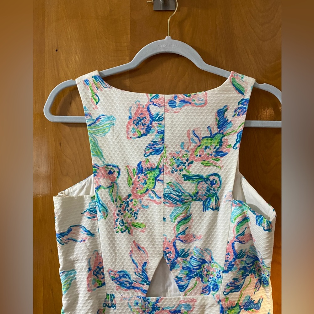 Lilly Pulitzer Cecily shift dress size 10 coastal kiss - Picture 8 of 9